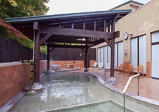 橋と紅葉の画像