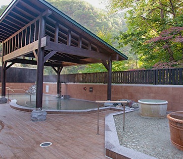 露天風呂の画像